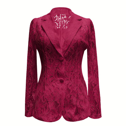 UNICORN Elegant Semi-Sheer Spring And Summer Blazer with Lining for Women s m l xl xxl