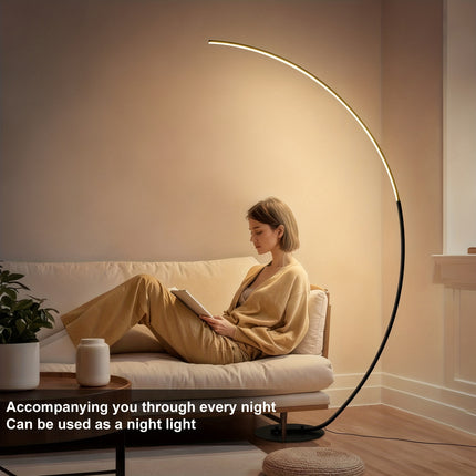 UNICORN 165cm Arc Floor Lamp, 3000K/4500K/6000K Dimmable Reading Lamp