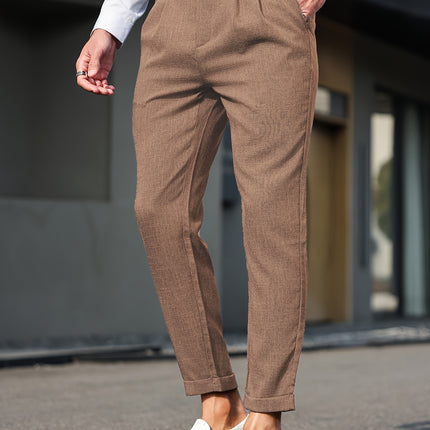 UNICORN Casual Fashion Versatile Suit with Pleated Long Pants s m l xl xxl