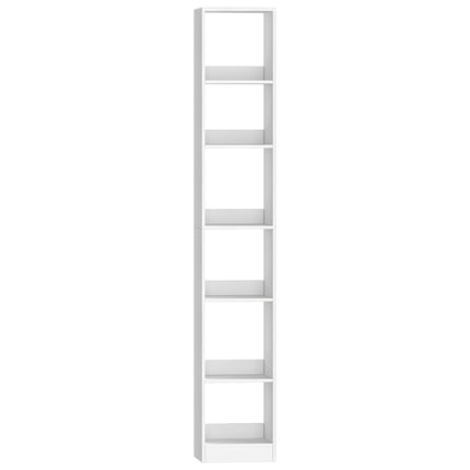 UNICORN Bookcase, Cube Shelf, CD Shelf, Modern Open Wooden Shelf White/Black