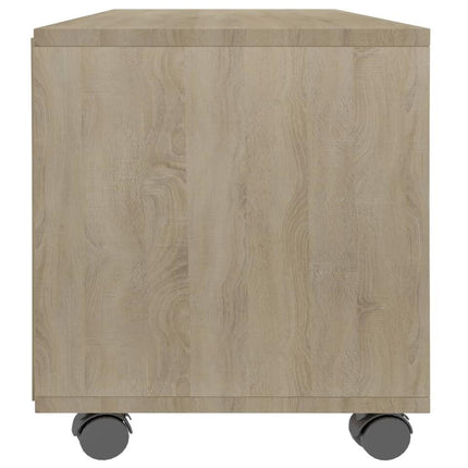 UNICORN TV cabinet modern oak brown Width 90 cm Depth 35 cm Height 35 cm