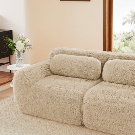 UNICORN L-Shaped Modular Sofa Suitable for Living Room, Bedroom, Office Khaki