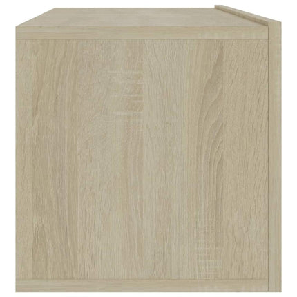 UNICORN TV cabinet modern oak light brown Width 100 cm Depth 30 cm Height 30 cm