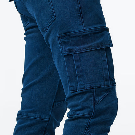 UNICORN Men'S Tapered Slim Fit Khaki Durable Jeans xs s m l xl xxl xxxl