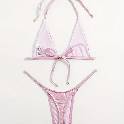 UNICORN Solid Color Hot And Sexy Triangle Cup Bikini xs s m l xl