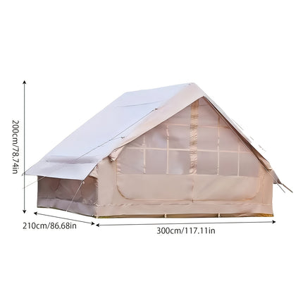 UNICORN Inflatable Tent with a Sunroof, Quick Setup Inflatable Tent with Pump Khaki Green