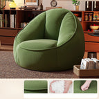 Olive Green | Light Beige-friendly Corduroy Full Filling / Without Foot Pedal