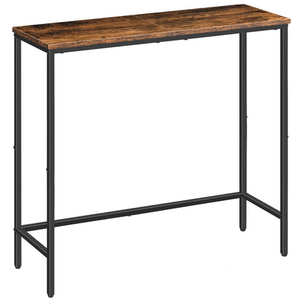 UNICORN Console Table in Rustic Brown Black White Measuring 74.93 cm