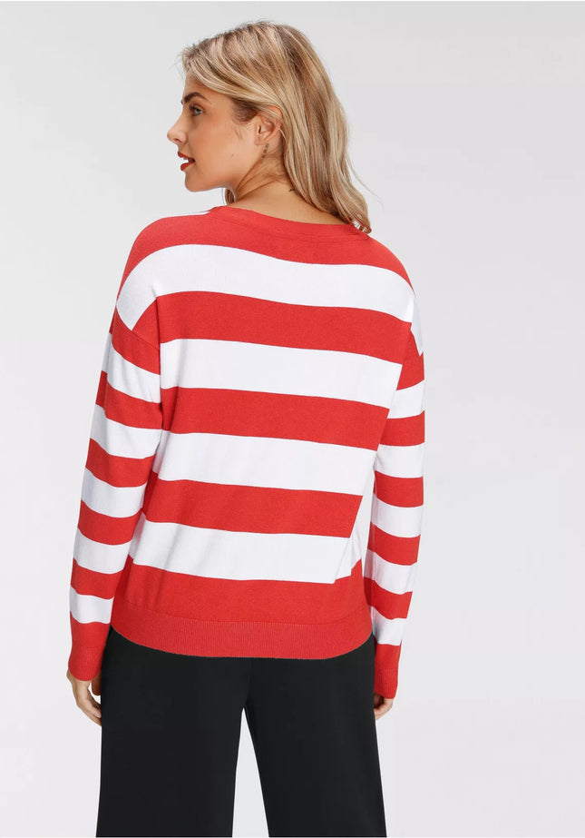 UNICORN Women's striped sweater red blue black 32/34 36/38 40/42 44/46