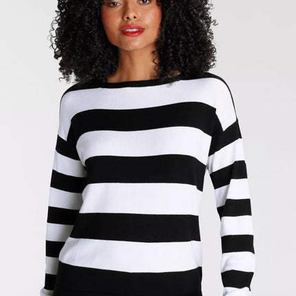 UNICORN Women's striped sweater red blue black 32/34 36/38 40/42 44/46