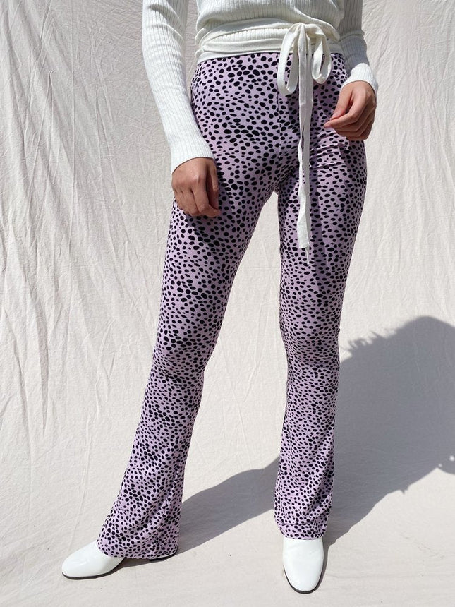 UNICORN Women's trousers purple black s m l