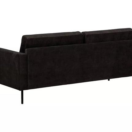 UNICORN Tweezitsbank bruin zwart donkergrijs Breedte 184 cm Diepte 86 cm Hoogte 84 cm Zithoogte 45 cm