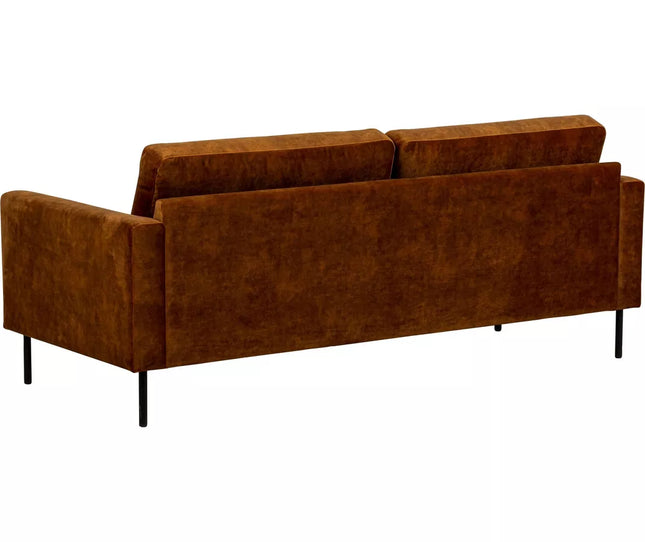 UNICORN Tweezitsbank bruin zwart donkergrijs Breedte 184 cm Diepte 86 cm Hoogte 84 cm Zithoogte 45 cm