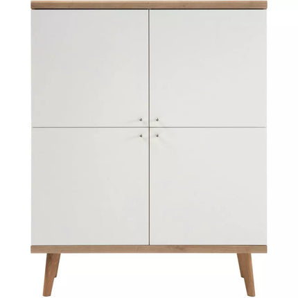 UNICORN Sideboard wall unit modern white Width 107 cm Depth 40 cm Height 134 cm