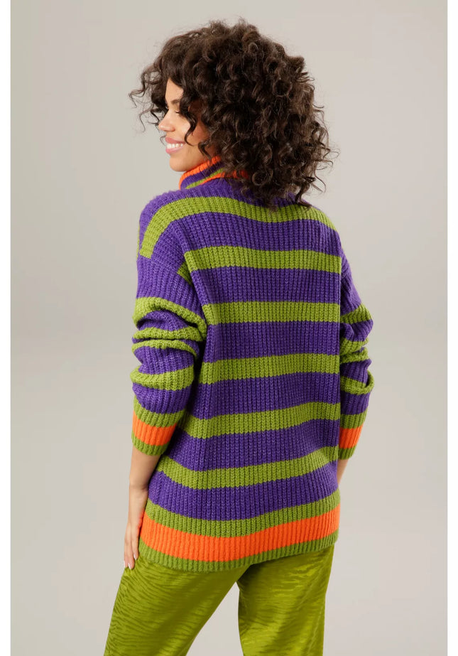 UNICORN Women's sweater green purple orange 34 36 38 40 42 44 46