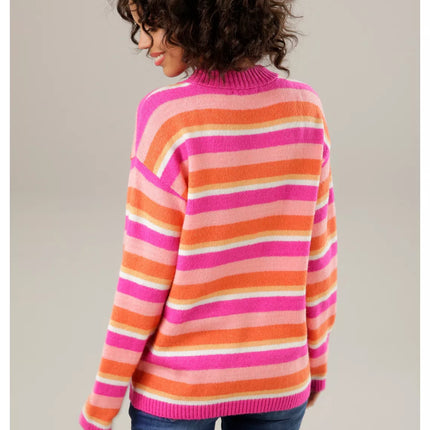 UNICORN Women's sweater knitted pink orange xs s m l xl xxl xxxl