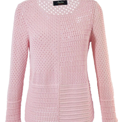 UNICORN Women's knitted sweater pink black 34 36 38 40 42 44 46 48