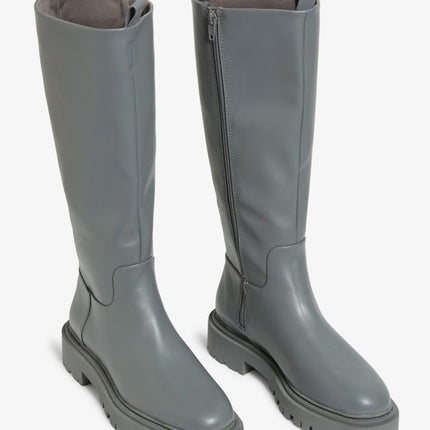 UNICORN Women's high boots leather gray 36 37 38 39 40 41