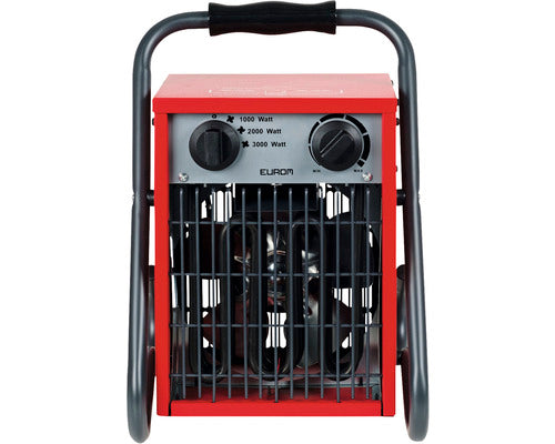 EUROM Elektrische werkplaatskachel EK3201 3000 Watt rood