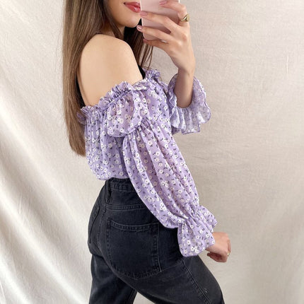 UNICORN Women's shirt top purple black blue s m l