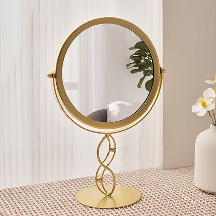 UNICORN Vine-Shaped Makeup Mirror, 360-Degree Rotation Decorative Vanity Mirror