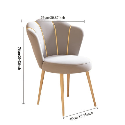 UNICORN Elegant Dressing Chair with Wooden Legs green grey