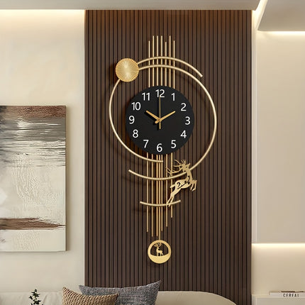 UNICORN Silent Hanging Clock, Room Decoration Japanese Quartz Movement