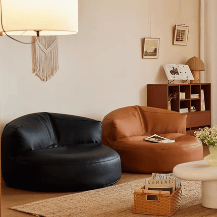 UNICORN Compact 70cm Lazy Sofa Chair Black Gray Orange