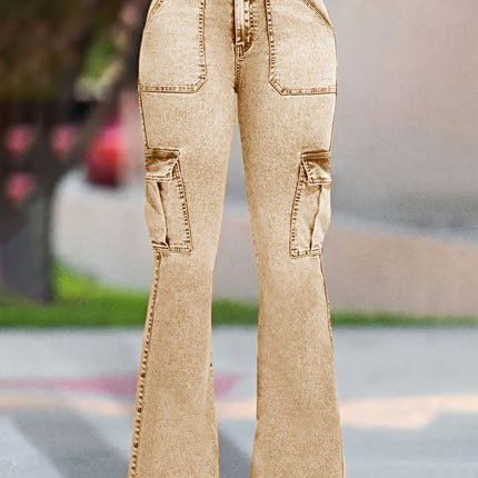 UNICORN Women's High-Waisted Slim-Fit Bell-Bottom Trousers s m l xl xxl