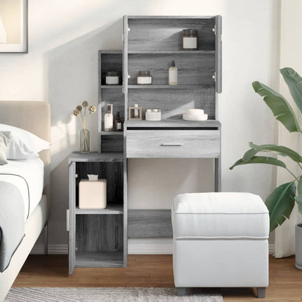 UNICORN Dressing Table Makeup with Mirror Black White Brown Grey Dressing Table