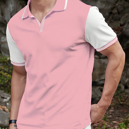 UNICORN Casual Short-Sleeve Polo Shirt with a Collar, High-End Front Buttons s m l xl xxl