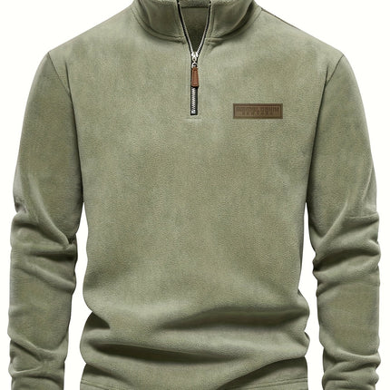 UNICORN Men's Sweatshirt with Stand-Up Collar, Half-Zip, Long Sleeves s m l xl xxl