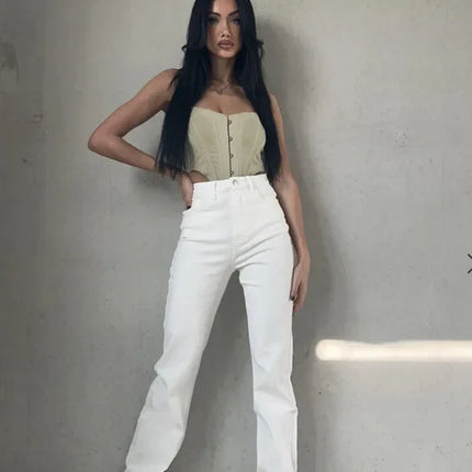 UNICORN Women's jeans white xs s m l xl
