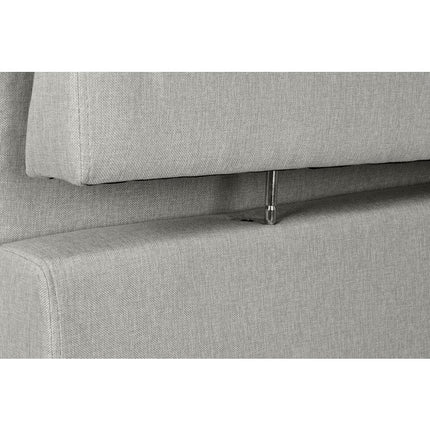 UNICORN Corner sofa polyester corner sofa gray length 240cm width 160cm height 85cm
