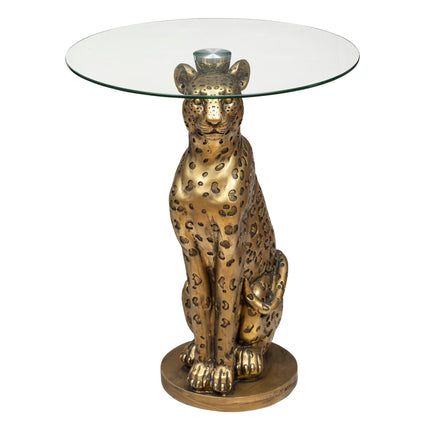 UNICORN Round Coffee Table Wild Leopard