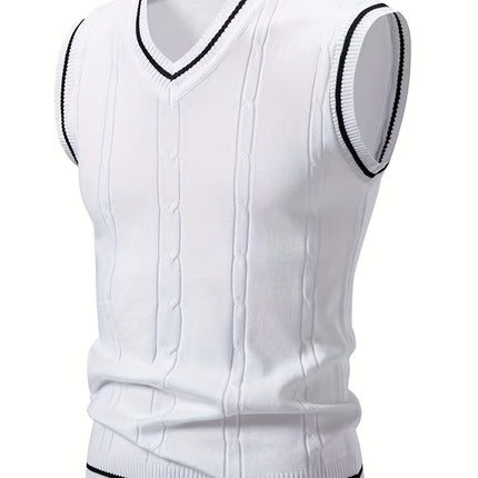 UNICORN Cross-Border Men Vest with a Twisted Knit Design s m l xl