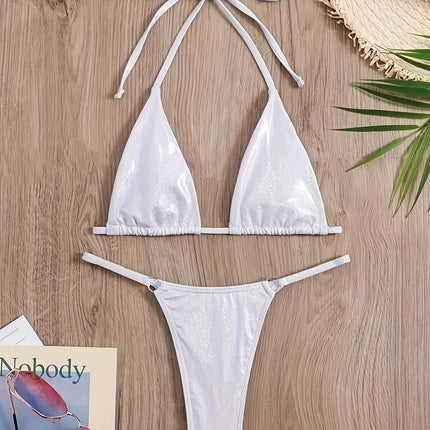 UNICORN Solid Color Hot And Sexy Triangle Cup Bikini xs s m l xl