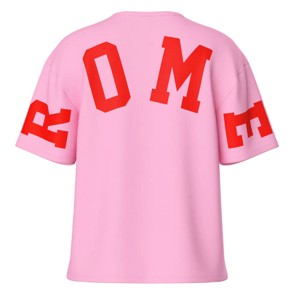 Fancy neck shirt pink Rome