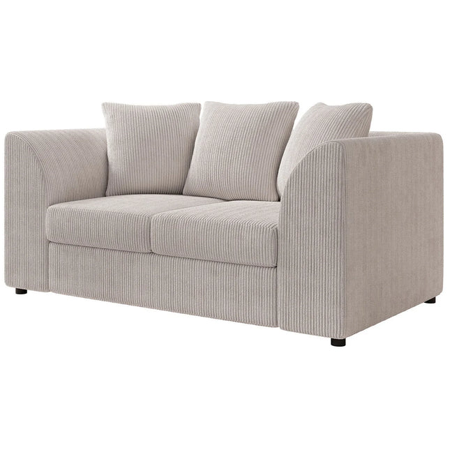 UNICORN Seater sofa Ribbed fabric beige