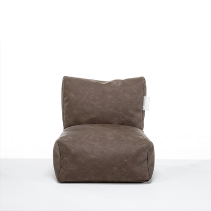 UNICORN Lounge chair beanbag velvet natural forest green wax white gray copper brown black gray brown leather 48 x 48 x 50 x 23 width x depth x back height x seat height