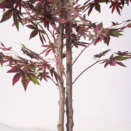 UNICORN 120Cm/160Cm Artificial Japanese Maple Tree in Deep Purple