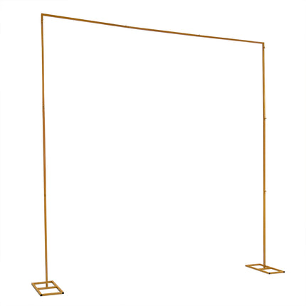 UNICORN Metal Square Garden Arch for Weddings And Events 3M X 3M Golden