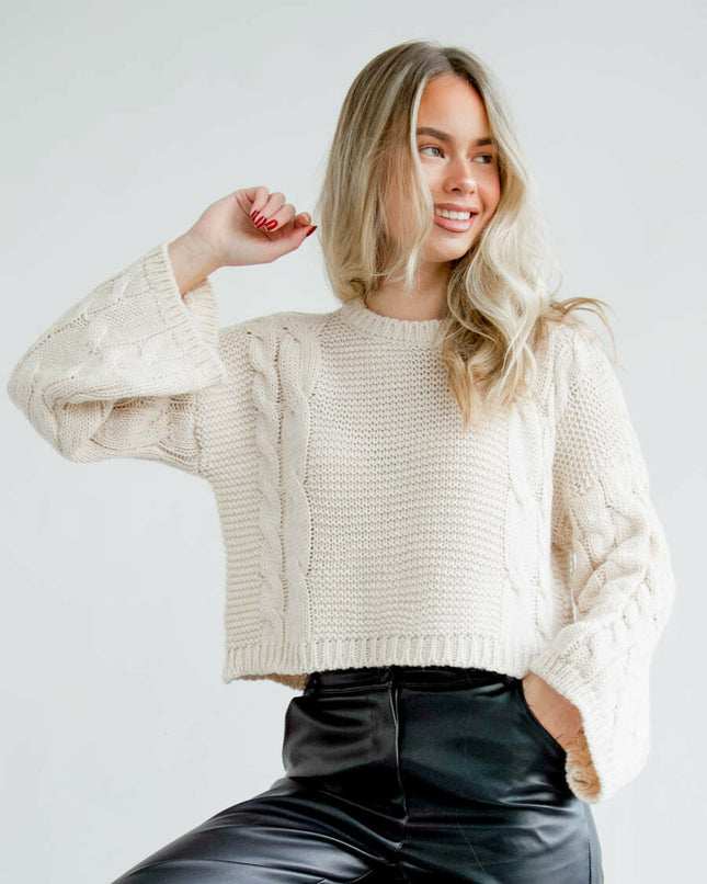 UNICORN Women's sweater beige green s m l