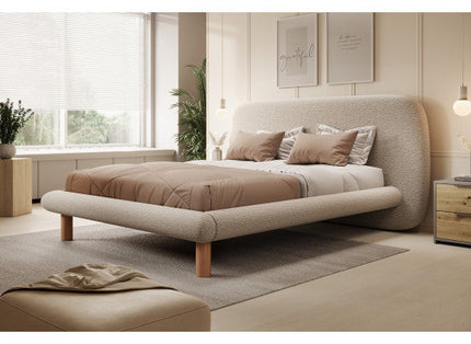 Tweepersoonsbed Udex - Beige - 160x200 cm