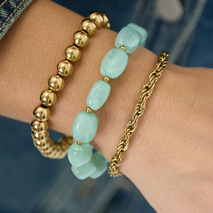 Armbanden set mint