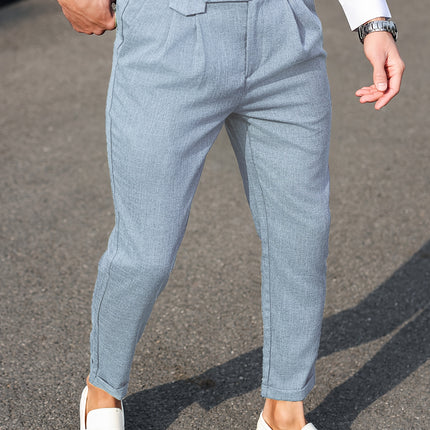 UNICORN Casual Fashion Versatile Suit with Pleated Long Pants s m l xl xxl