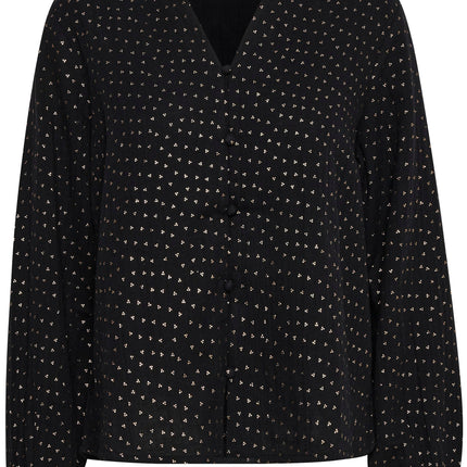 Dames blouse zwart xs s m l xl xxl xxxl