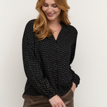 Dames blouse zwart xs s m l xl xxl xxxl