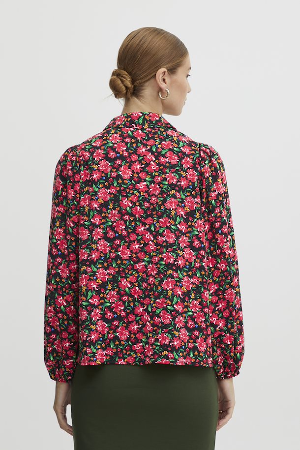 UNICORN Women's blouse pink flowers xs s m l xl