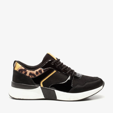 UNICORN Women's sneakers shoes leopard print black brown white 37 38 39 40 41 42